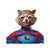 Front - Guardians Of The Galaxy Volume 3 - Halbgesichtsmaske ‘” ’"Rocket Raccoon"“ - Kinder