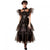 Front - Wednesday - "Rave 'N Dance" Kostüm-Kleid ‘” ’Mittwoch Addams“ - Damen