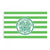 Front - Celtic FC - Fahne, Wappen Streifen