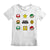 Front - Super Mario - "Items" T-Shirt für Kinder