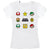 Front - Super Mario - "Items" T-Shirt für Damen