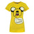 Front - Adventure Time Damen Jake I Choose Sandwich T-Shirt