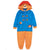 Front - Paddington Bear - Jumpsuit mit Kapuze für Kinder