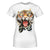 Front - Goodie Two Sleeves - "Braingal Tiger" T-Shirt für Damen