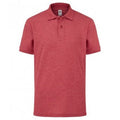 Front - Fruit of the Loom Kinder Poly/Baumwolle Pique Polo Shirt