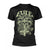 Front - Evile - "Riddick Skull" T-Shirt für Herren/Damen Unisex