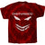 Front - Disturbed - "Scary Face" T-Shirt für Herren/Damen Unisex