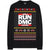 Front - Run DMC - "Holiday" Sweatshirt für Herren/Damen Unisex - weihnachtliches Design