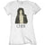 Front - Cher - "Leather Jacket" T-Shirt für Damen