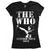 Front - The Who - "British Tour 1973" T-Shirt für Damen