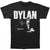 Front - Bob Dylan - "At Piano" T-Shirt für Herren/Damen Unisex