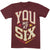 Front - You Me At Six - T-Shirt für Herren/Damen Unisex