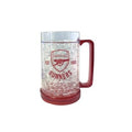 Transparent-Rot - Front - Arsenal FC Fußball Wappen Design Gefrierfach Becher