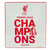 Front - Liverpool FC - Türschild "Premier League Champions", 2020