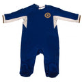Marineblau-Weiß-Gold - Front - Chelsea FC - "2023-2024" Schlafanzug für Baby