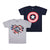 Front - Captain America - T-Shirt für Jungen (2er-Pack)