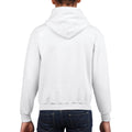 Weiß - Back - Gildan Kinder Sweatshirt mit Kapuze