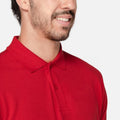 Rot - Pack Shot - Russell Herren Polo-Shirt, Kurzarm