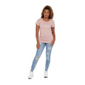 Rosa-Grau - Lifestyle - Crosshatch - "Evemoore" T-Shirt für Damen