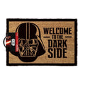 Schwarz-Braun - Front - Star Wars - Türmatte "Welcome To The Dark Side"