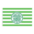 Grün-Weiß - Front - Celtic FC - Fahne, Wappen Streifen