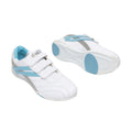 Weiß-Hellblau - Side - DEK Damen Raven 3 Turnschuhe - Sneakers mit Klettverschluss