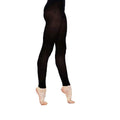 Schwarz - Back - Silky Mädchen Ballett-Strumpfhose ohne Füße - Leggings