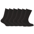 Schwarz - Front - FLOSO Herren Thermo Socken, Multipack, 6-er Pack