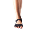 Schwarz - Side - Toesox - Tanz-Socken, Halbe Zehe für Damen - Plie
