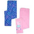 Pink - Front - Peppa Pig - Leggings für Mädchen (2-er Pack)