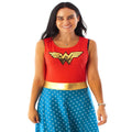 Rot-Blau - Lifestyle - Wonder Woman - Kostüm-Kleid für Damen