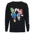 Schwarz - Front - Super Mario - Sweatshirt für Jungen