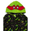 Schwarz-Grün - Back - Teenage Mutant Ninja Turtles - Schlafanzug mit Kapuze für Kinder