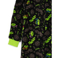 Schwarz-Grün - Side - Teenage Mutant Ninja Turtles - Schlafanzug mit Kapuze für Kinder