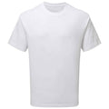 Weiß - Front - Anthem - T-Shirt Schwer für Herren-Damen Unisex