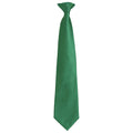 Smaragd - Front - Premier - "Colours Fashion" Krawatte Zum Anklemmen für Herren-Damen Unisex