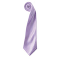 Flieder - Front - Premier - "Colours" Krawatte für Herren-Damen Unisex