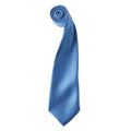 Mittelblau - Front - Premier - "Colours" Krawatte für Herren-Damen Unisex