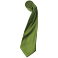 Oasen Grün - Front - Premier - "Colours" Krawatte für Herren-Damen Unisex