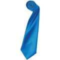 Saphir-Blau - Front - Premier - "Colours" Krawatte für Herren-Damen Unisex