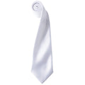 Weiß - Front - Premier - "Colours" Krawatte für Herren-Damen Unisex