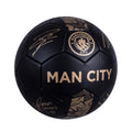 Schwarz-Gold - Back - Manchester City FC - "Phantom" Fußball mit Unterschriften