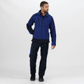 Königsblau-Marineblau - Back - Regatta Herren Fleece-Jacke in Kontrastfarben