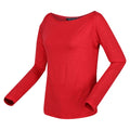 Miami Rot - Side - Regatta - "Lakeisha" T-Shirt für Damen Langärmlig