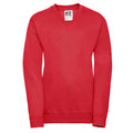 Leuchtend Rot - Front - Russell Collection - Sweatshirt V-Ausschnitt für Kinder