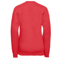 Leuchtend Rot - Back - Russell Collection - Sweatshirt V-Ausschnitt für Kinder