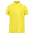 Kanarien-Gelb - Front - Kustom Kit - "Klassic" Poloshirt Superwäsche 60°C für Kinder