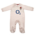 Weiß-Rot - Front - England RFU - "2023-2024" Schlafanzug für Baby