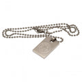 Silber - Front - Leicester City FC Dog Tag und Kette