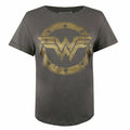 Holzkohle - Front - Wonder Woman - T-Shirt für Damen